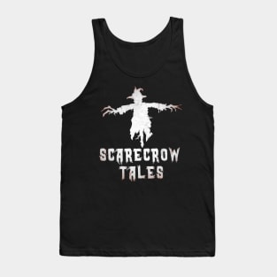 Scarecrow Tales Podcast Logo On Dark Tank Top